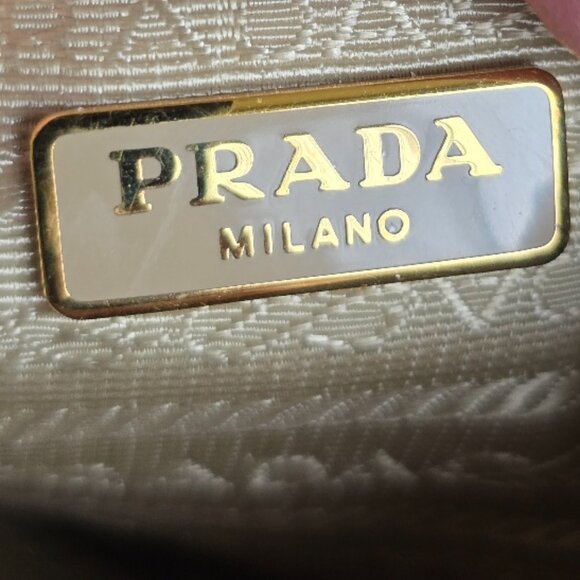 Prada  Perforated White Tote Top Handle Handbag - Picture 5 of 12